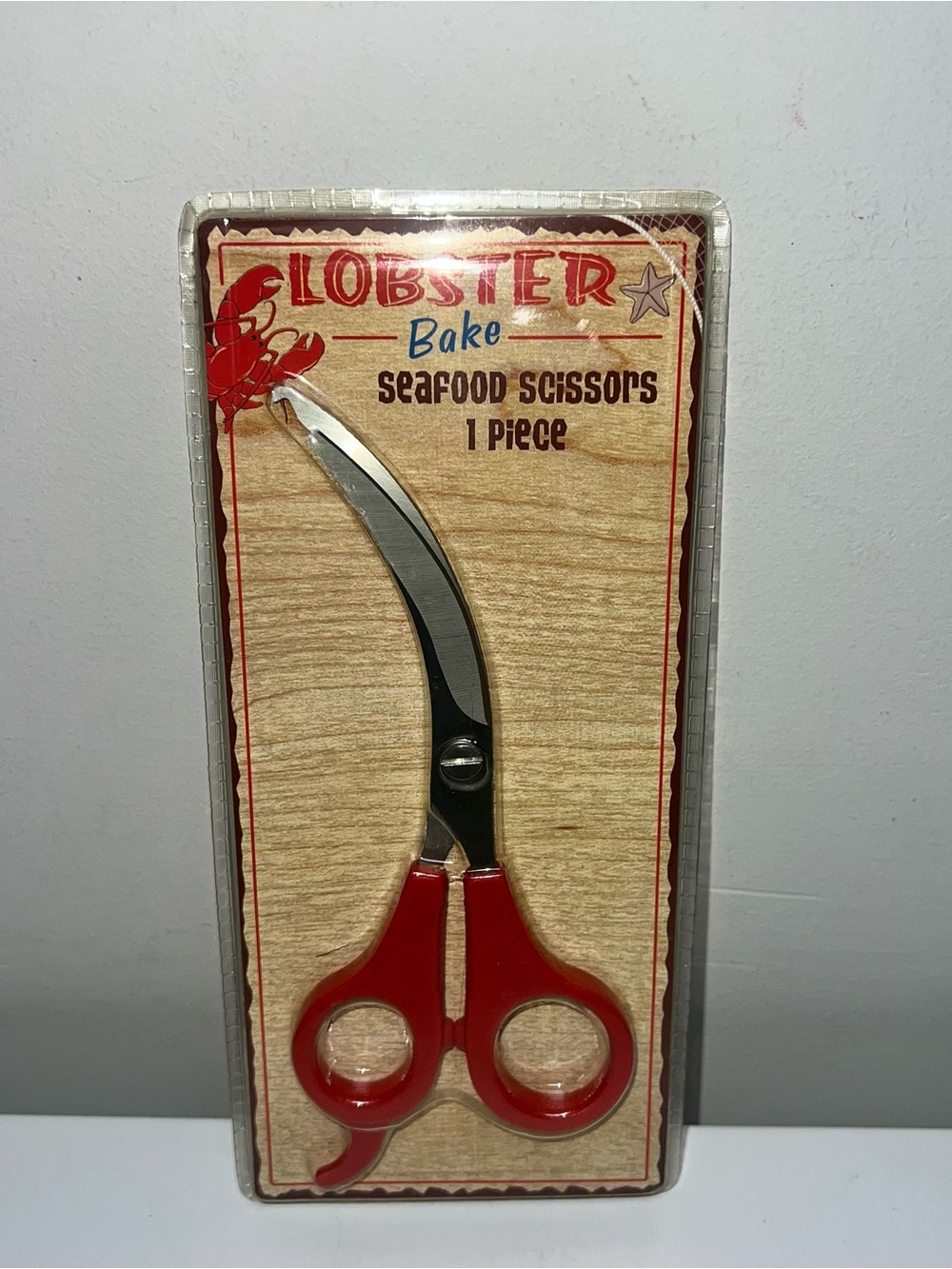 Lobster Bake Seafood Scissors - Red Handle